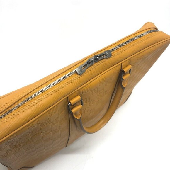 AUTHENTIC LOUIS VUITTON N41218 Infini Hand Bag PDV PorteDocument V - Picture 9 of 12